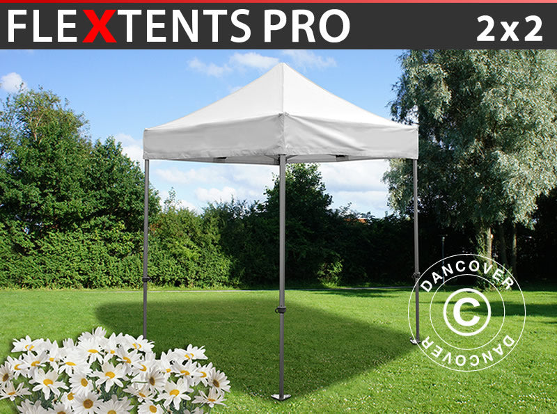Snabbtält FleXtents PRO 2x2m Vit