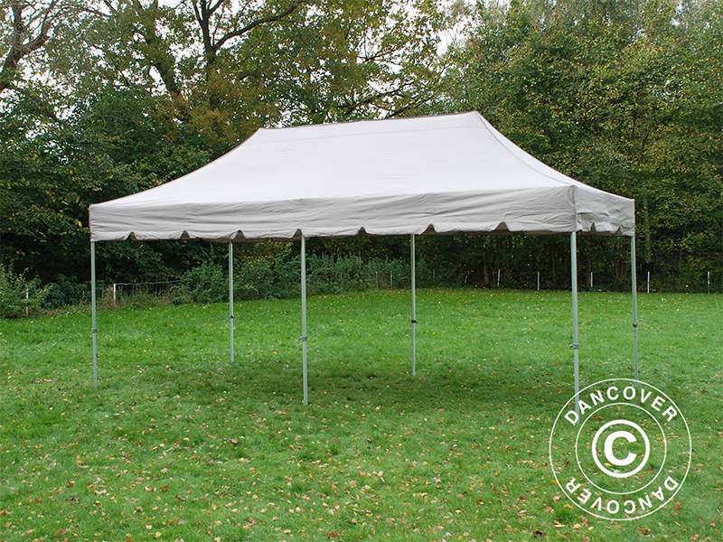 Snabbtält FleXtents PRO "Peaked" 3x6m Latte