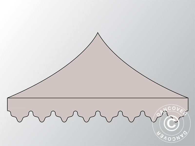 Takduk "Morocco" för Snabbtält FleXtents 3x3m, Latte