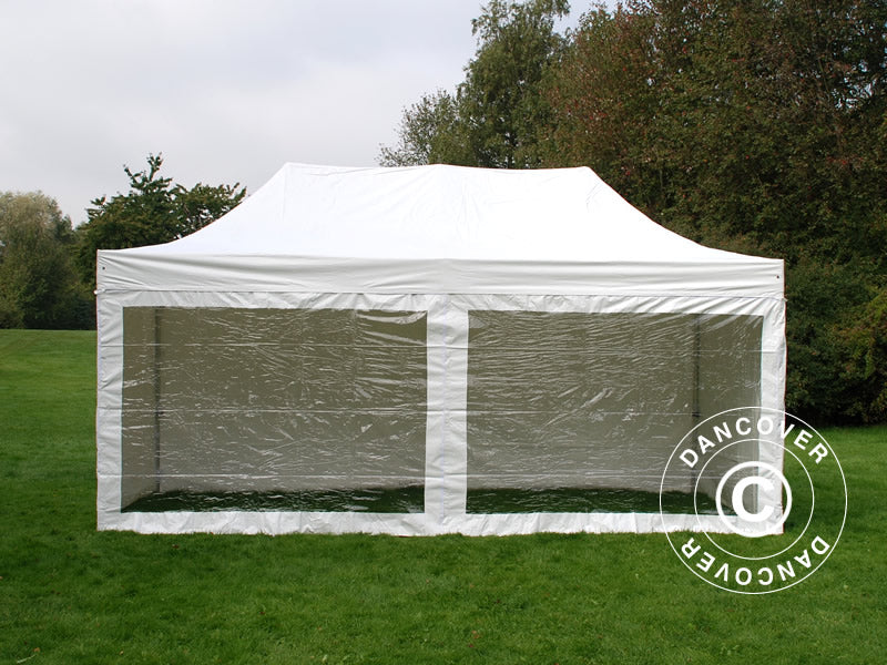 Snabbtält FleXtents Xtreme 50 Heavy Duty 3x6m Vit, inkl. 6 sidor
