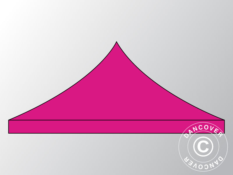 Takduk för Snabbtält FleXtents 3x6m, Rosa