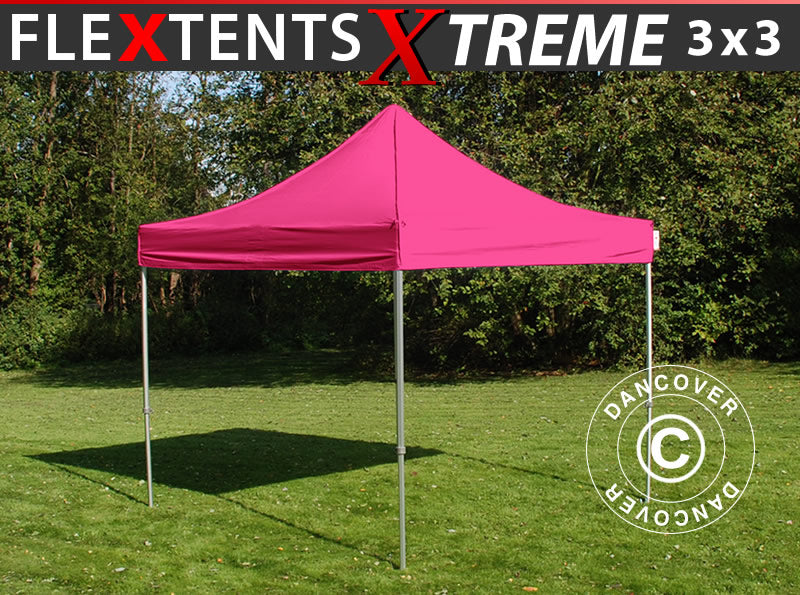 Snabbtält FleXtents Xtreme 50 3x3m Rosa