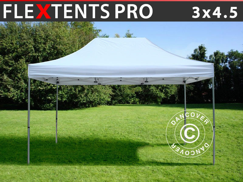 Snabbtält FleXtents PRO 3x4,5m Vit