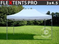 Snabbtält FleXtents PRO 3x4,5m Vit