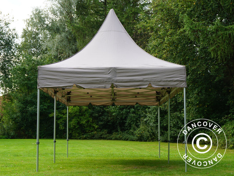 Snabbtält FleXtents PRO Peak Pagoda 3x6m Latte