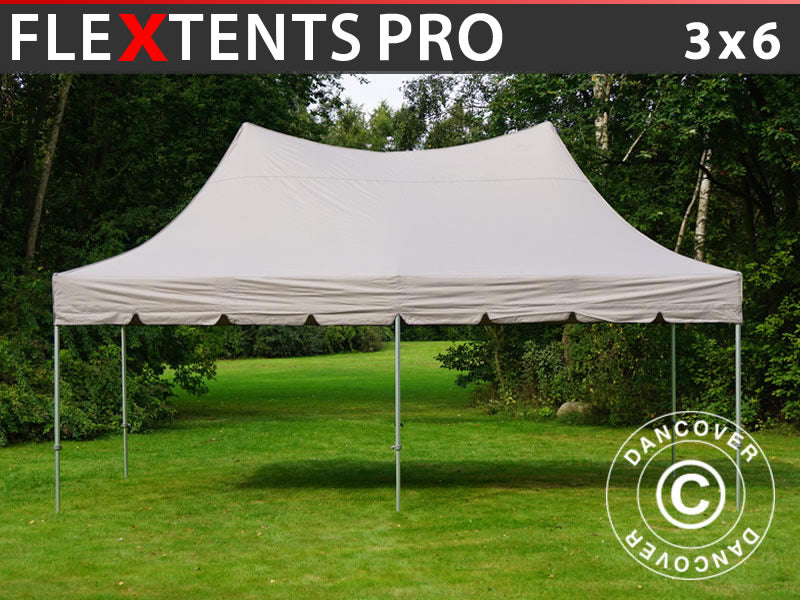 Snabbtält FleXtents PRO Peak Pagoda 3x6m Latte