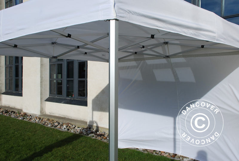Snabbtält FleXtents PRO 3x3m Vit, Flamhämmande, inkl. 4 sidor