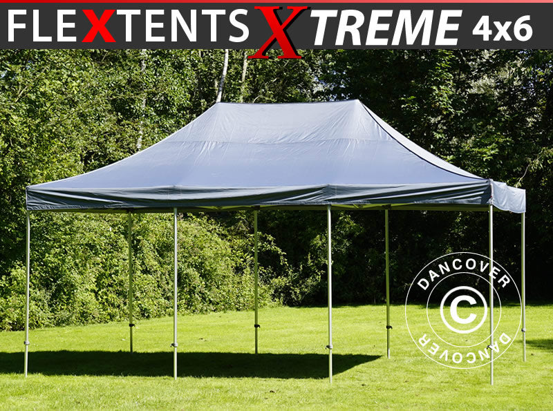 Snabbtält FleXtents Xtreme 50 4x6m Grå