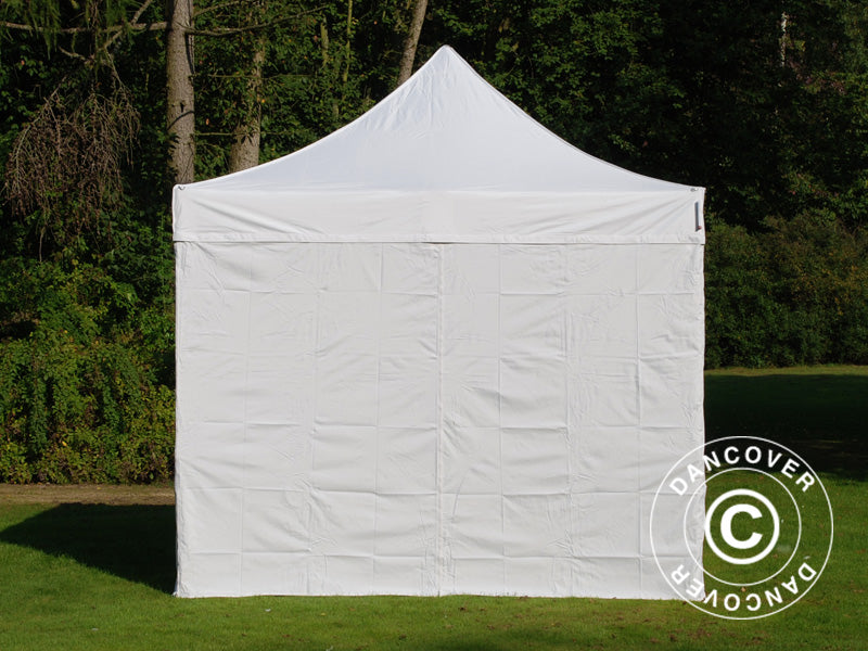Snabbtält FleXtents PRO Vintage Style 3x3m Vit, inkl. 4 sidor