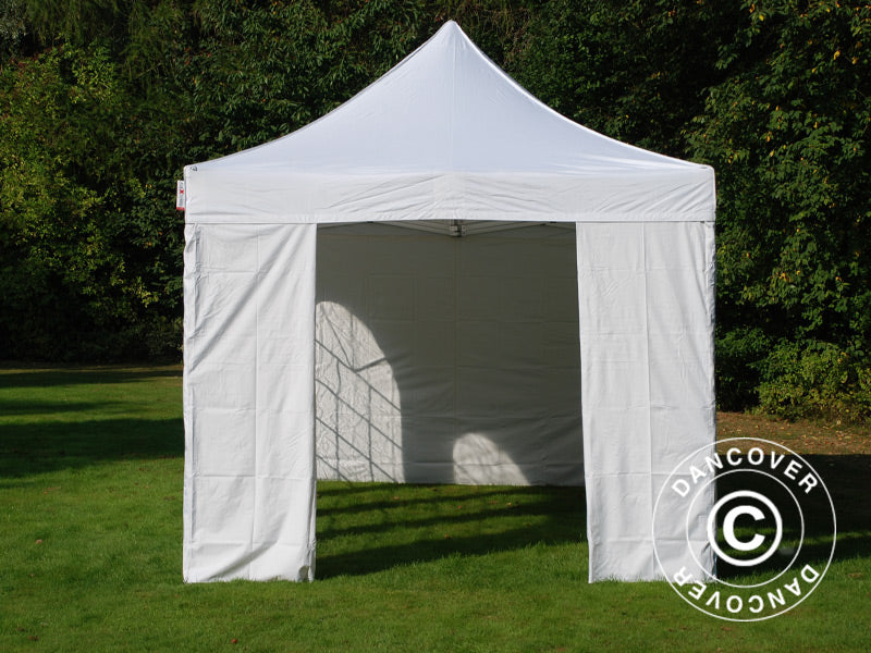 Snabbtält FleXtents PRO Vintage Style 3x6m Vit, inkl. 6 sidor