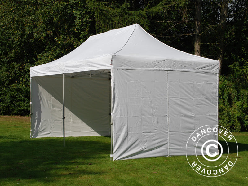 Snabbtält FleXtents PRO Vintage Style 3x6m Vit, inkl. 6 sidor