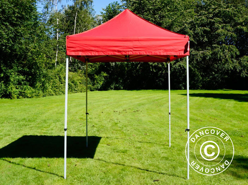 Snabbtält FleXtents Basic v.2, 2x2m Röd