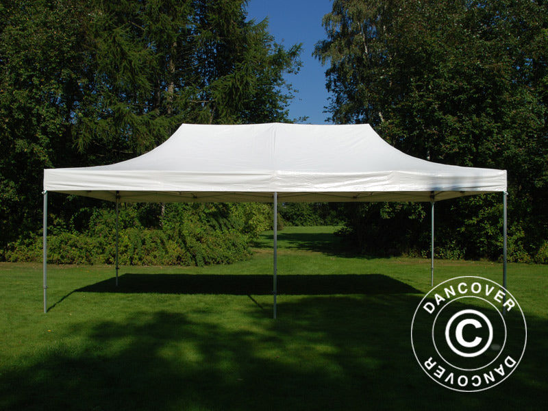 Snabbtält FleXtents PRO Steel 4x8m Vit, Flamhämmande