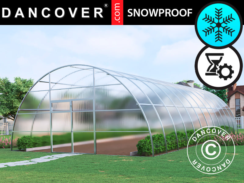 Greenhouse Strong NOVA 6x12m Silver