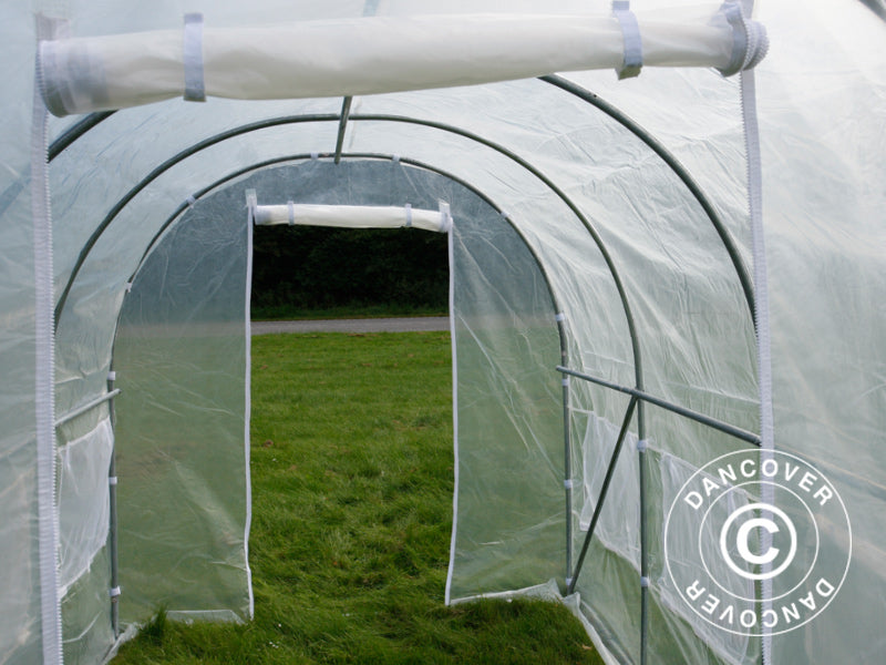 2x3x2m Greenhouse Tunnel Transp. Foil 180mic