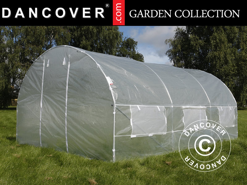 3x3x2m Greenhouse Tunnel Transp. Foil 180mic