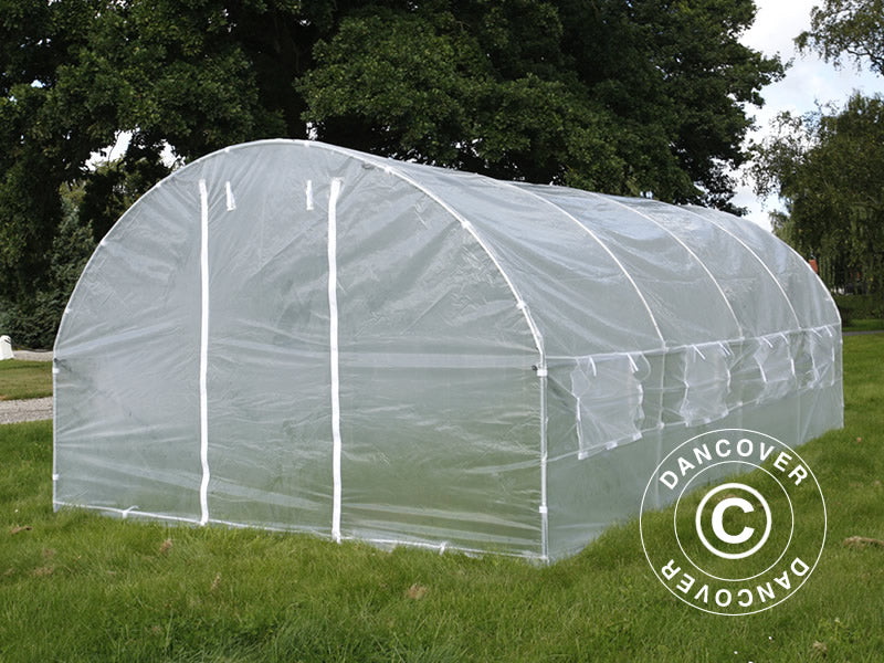 3x6x2m Greenhouse Tunnel Transp. Foil 180mic