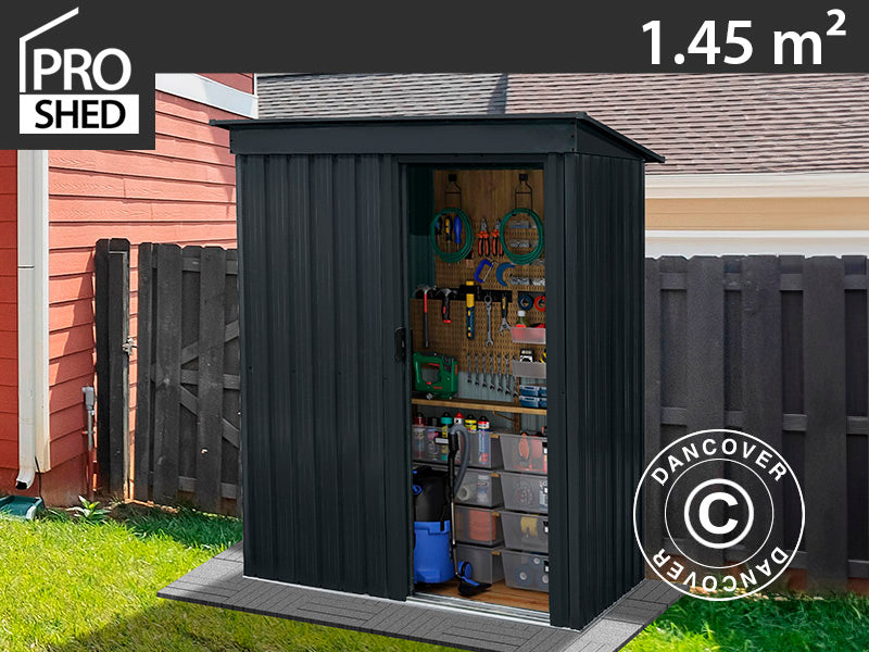 Redskapsbod, 1,63x0,89x1,82m ProShed®, 1,45m², Antracit