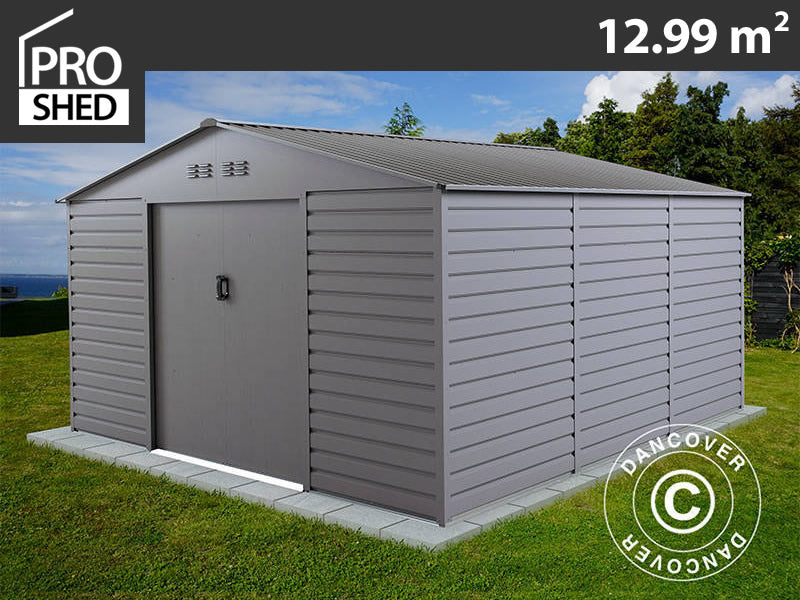 ProShed Classic Horizontal 12,99m2 Alu. Grey