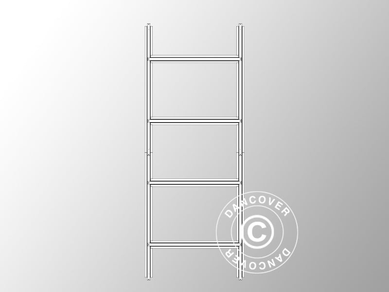 Golvram för redskapsbod, ProShed®, 2,77x1,91 m