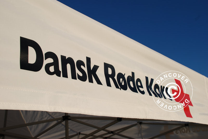 1 St. FleXtents tryck på takkappa 21x100cm, centrerat