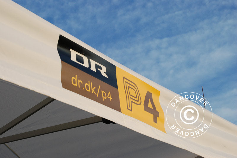 1 St. FleXtents tryck på takkappa 21x150cm, centrerat