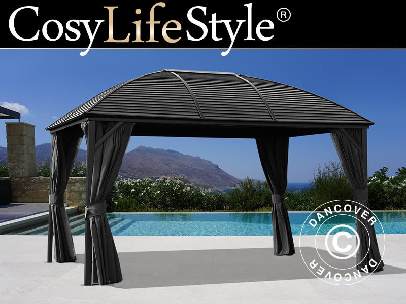 Gazebo San Jose Alu+ 3x4m Black (YS1005)