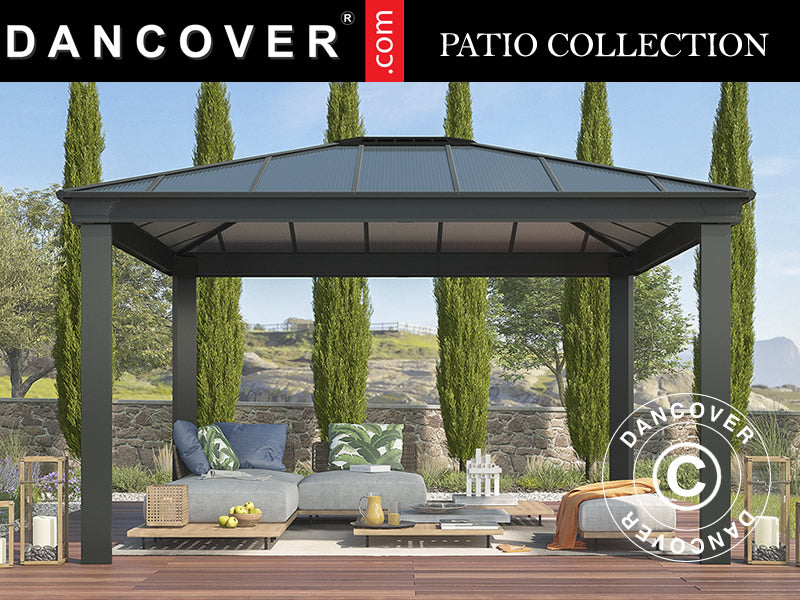 Paviljong Dallas 3,64x4,26m, Antracit