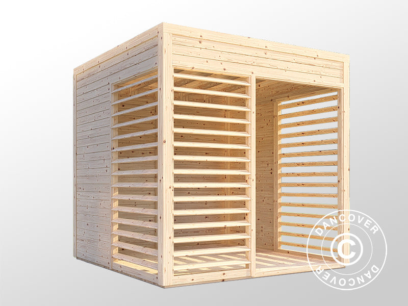 Paviljong i trä, Bertilo Garten Lounge 1, 2,26x2,34x2,32m