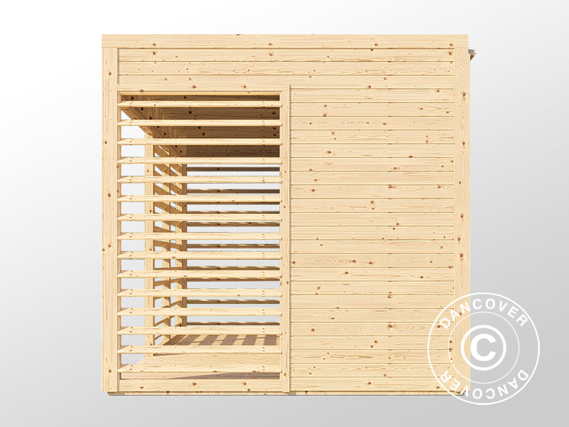 Paviljong i trä, Bertilo Garten Lounge 2, 3,37x2,34x2,32m