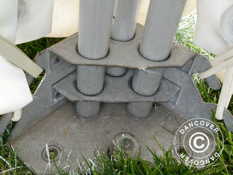 Kupoltält Multipavillon 3x6m, Vit