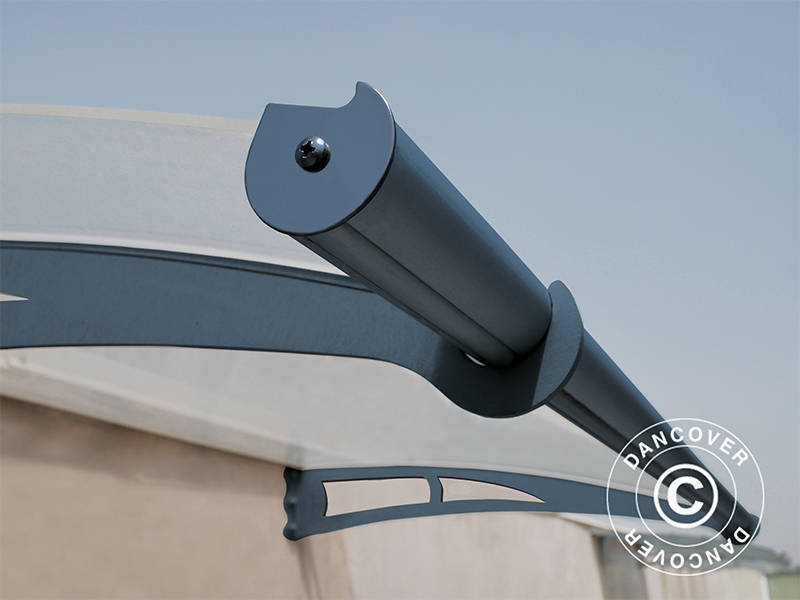 Entrétak Aquila, Palram/Canopia, 0,915x1,505m, Mörkgrå/Transparent