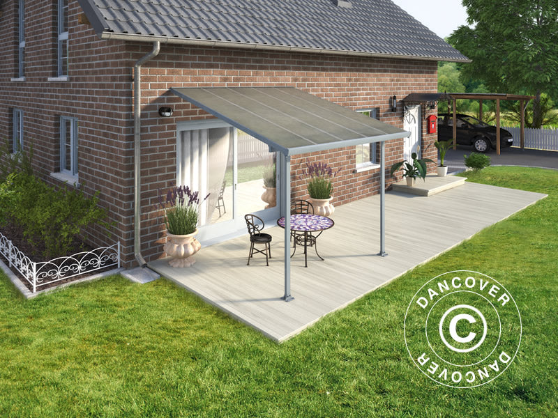 Altantak Feria, Palram/Canopia, 3x3,05m, Grå