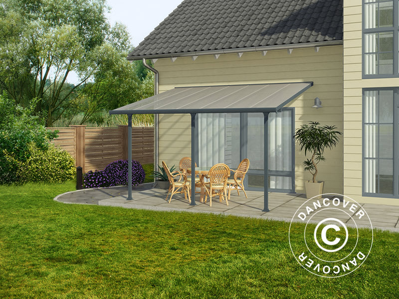 Altantak Feria, Palram/Canopia, 3x4,25m, Grå