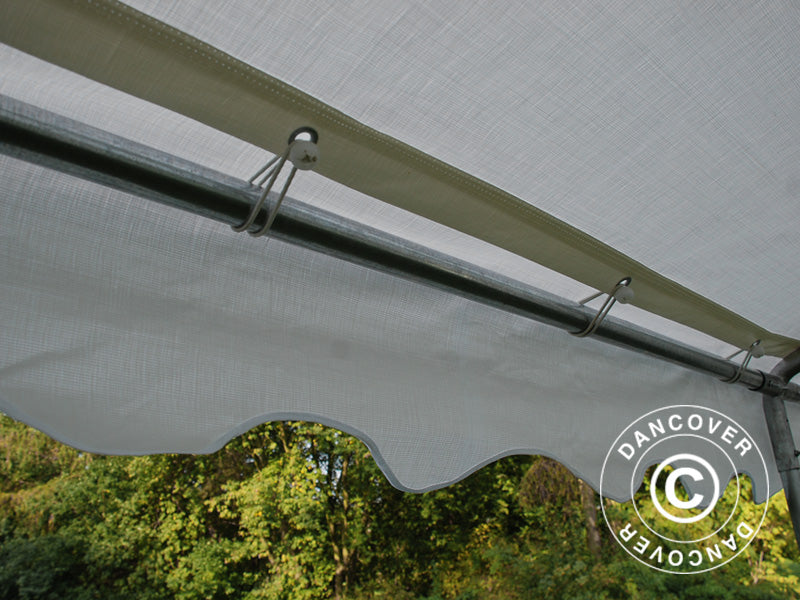 Partytält PLUS 5x6m PE 700, Vit