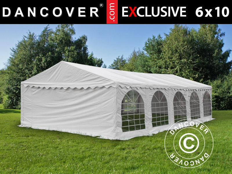 Partytält Exclusive 6x10m PVC 900, Vit
