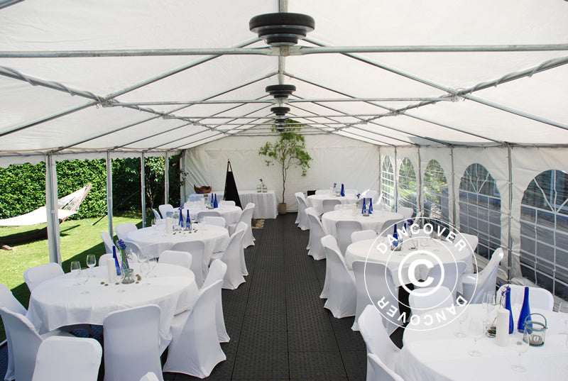Partytält Exclusive 6x12m PVC 900, Vit