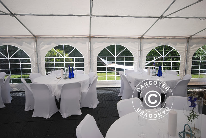 Partytält Exclusive 6x12m PVC 900, Vit