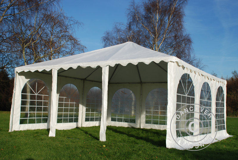 Pagoda tält Exclusive 6x6m PVC, Vit