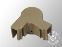 Toppbeslag för hörn ben, Grå