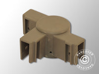 Toppbeslag för mitten ben, Grå