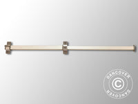 Komplett takpole 1,33m, Grått beslag