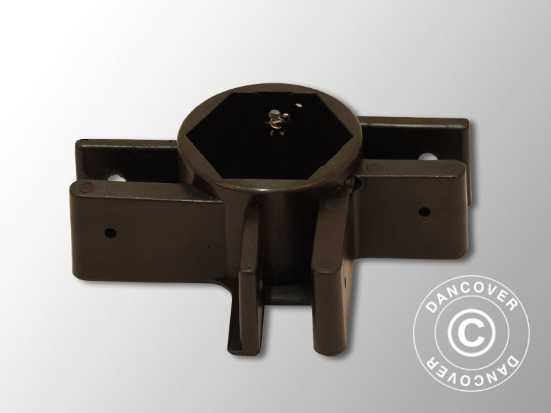 Toppbeslag för mitten ben, Svart