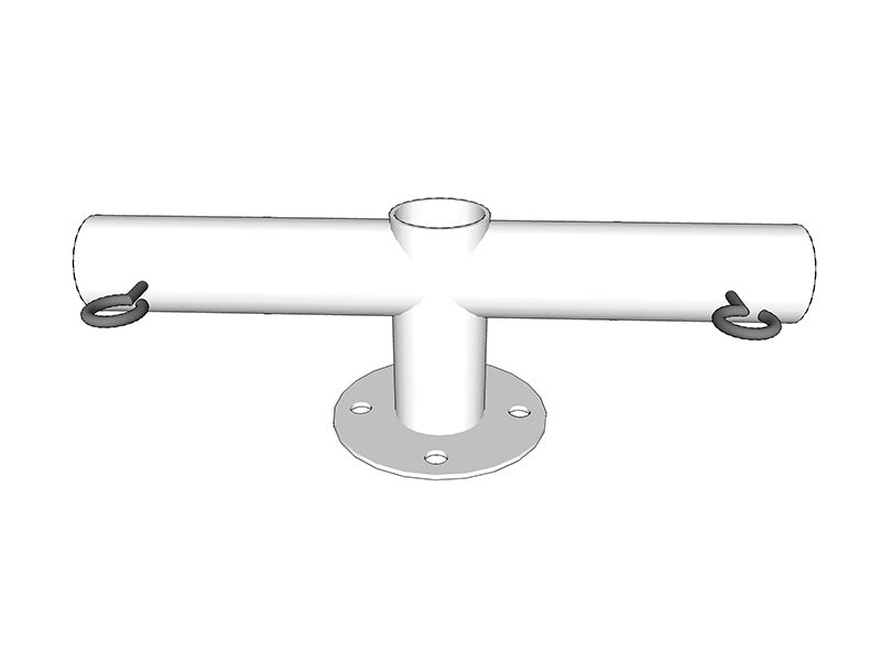 2-vägs montering för bottenram, Ø42mm