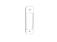 Gaveltub vertikal, Ø25mm, 750mm