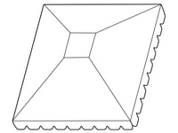 Tak för Paviljong Osiris 3x3m, Sand
