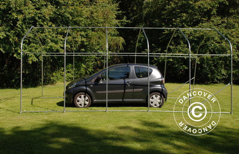 Garagetält PRO 3,3x6x2,4m PVC, Grå