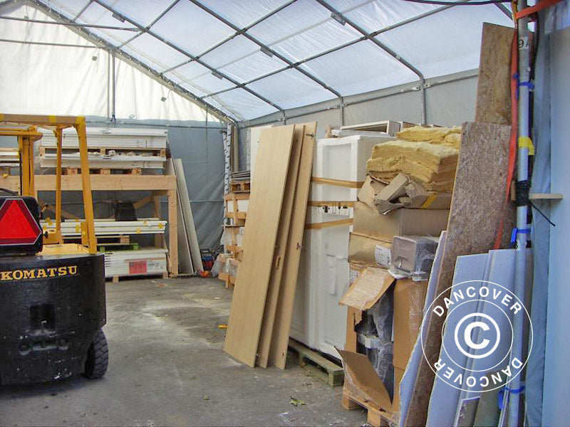 Tälthall Titanium 7x7x2,5x4,2m, Vit/Grå