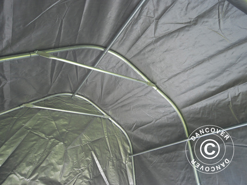 Förrådstält PRO 2x2x2m PE, Grå