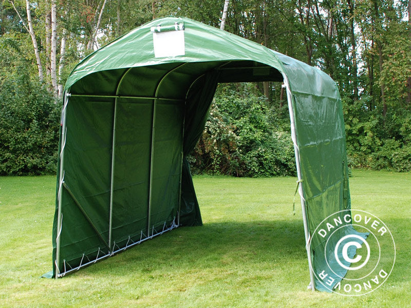 Förrådstält PRO 2,4x3,6x2,34m PVC Grön